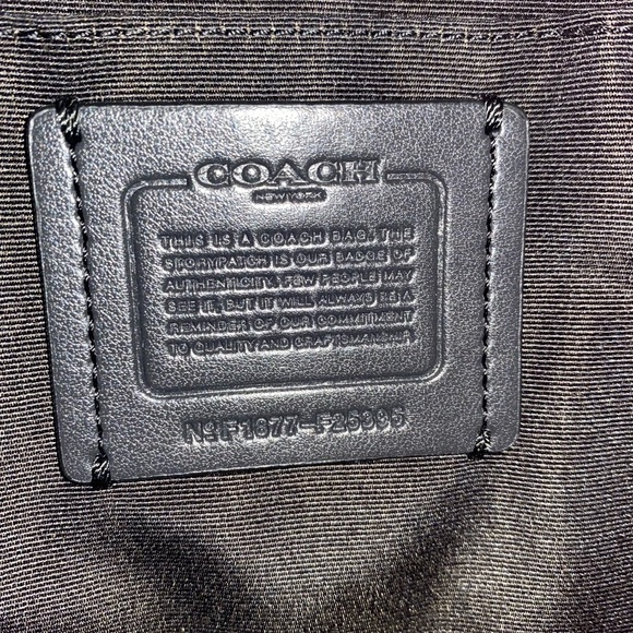 Coach Crossgrain Mini Brooke Carryall Black & Gold - Picture 6 of 7